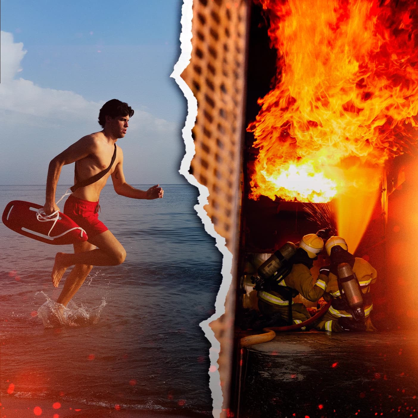 Answering the Call: Inside the Lives of Firefighters and Lifeguards